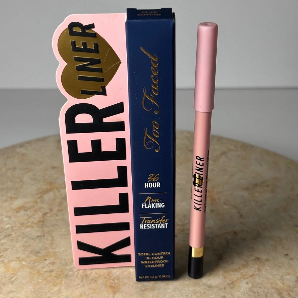 Too Faced Killer Liner 0.04oz Killer Sapphire Blue 36-Hour Waterproof Eyeliner